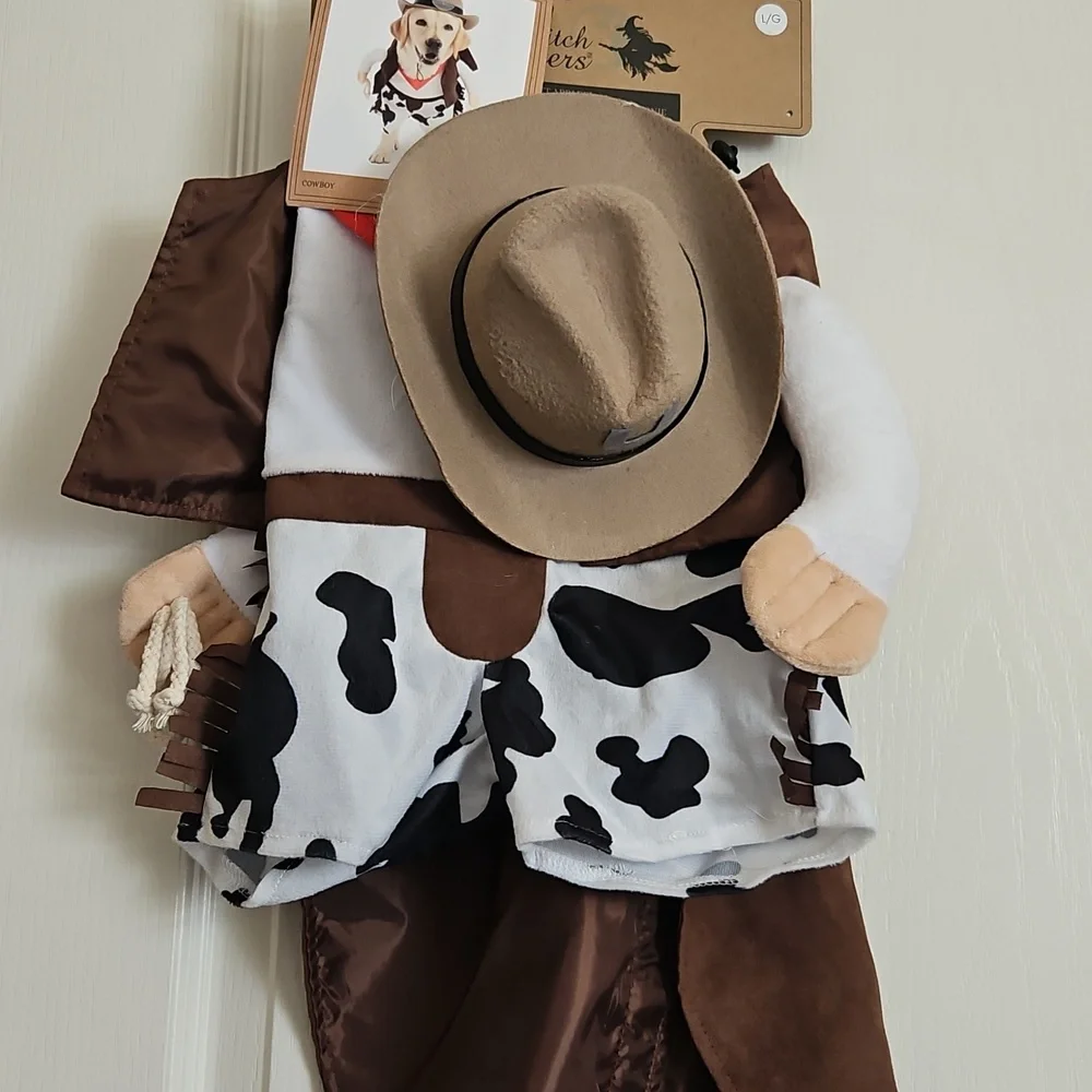 Cowboy Dog Costume with Hat